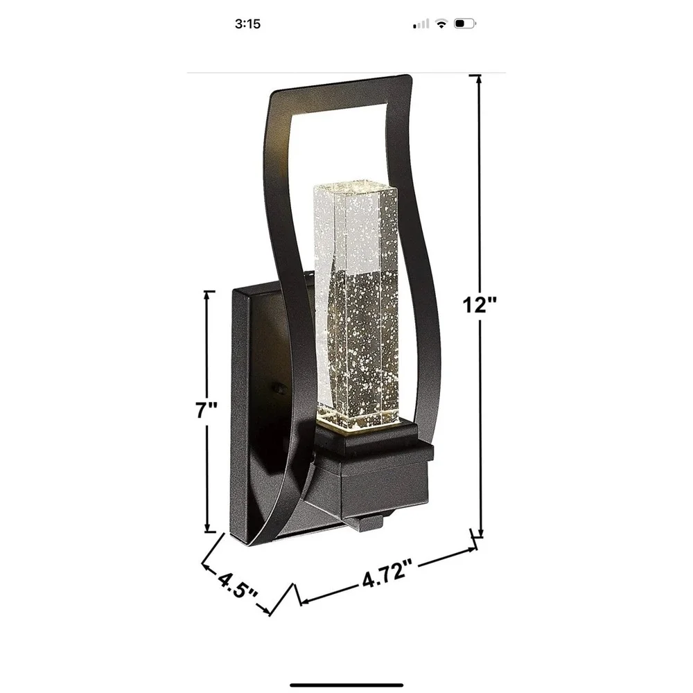 Bestshared Exterior LED Wall Sconces,Indoor Wall Mount Lighting, 1-Light New.